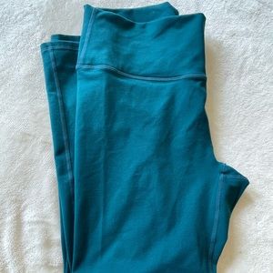 Fabletics Power Hold Leggings In Blue-Green